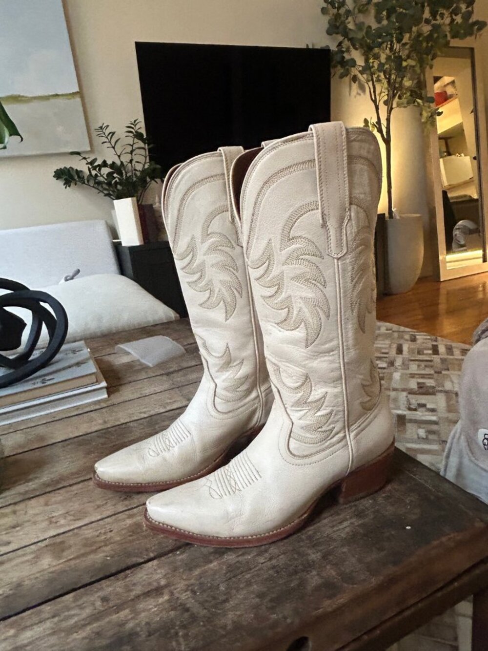 Tecovas The Annie Cowboy Boots | Bone Leather | Women's 9.5B